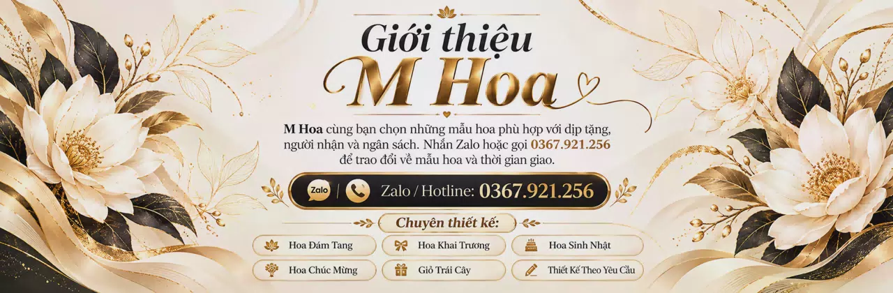 Ảnh bìa Shop hoa tươi Xã Mỹ Sơn Khánh Hoà - Để lời nhắn thêm dịu dàng